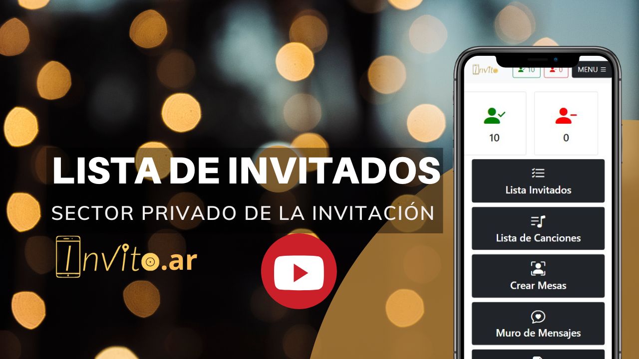 Lista de invitados